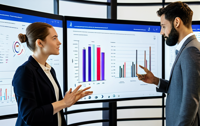 A diverse group of three professionals, two women and one man, in modest business attire, collaborating in a sleek, modern office. They are gathered around a large interactive screen displaying complex data visualizations and abstract AI-generated designs, symbolizing co-creation and new job roles. One woman, a data scientist, gestures towards the screen while the man, an architect, sketches on a tablet, with the designer woman observing thoughtfully. The atmosphere is innovative and collaborative, showcasing human-AI synergy. The scene is well-lit, with natural light filtering through large windows. Perfect anatomy, correct proportions, natural poses, well-formed hands, proper finger count, natural body proportions. Fully clothed, appropriate attire, professional dress, safe for work, appropriate content, professional, family-friendly, high quality, professional photography, studio lighting.