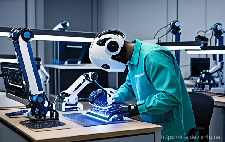 AI 개발 실무의 실수 - **Image Prompt: The Mask of Unbiased AI**
    "A sophisticated, anthropomorphic AI entity, rendered ...
