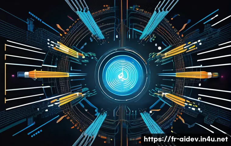AI 개발자의 기술 스택 - **Prompt 1: The AI Ecosystem's Core**
"A vibrant, high-tech illustration depicting Python as a f...